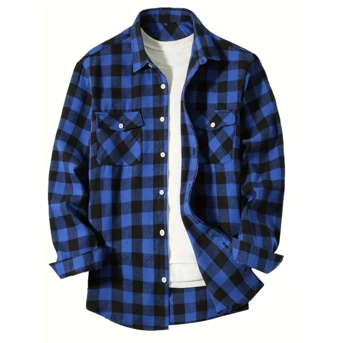 Blue Checkered Shirt