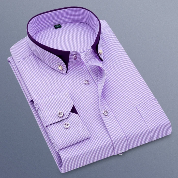 Button Down Collar Dress Shirt