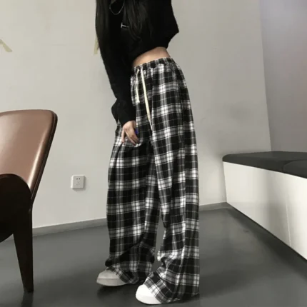 Baggy Plaid Pants