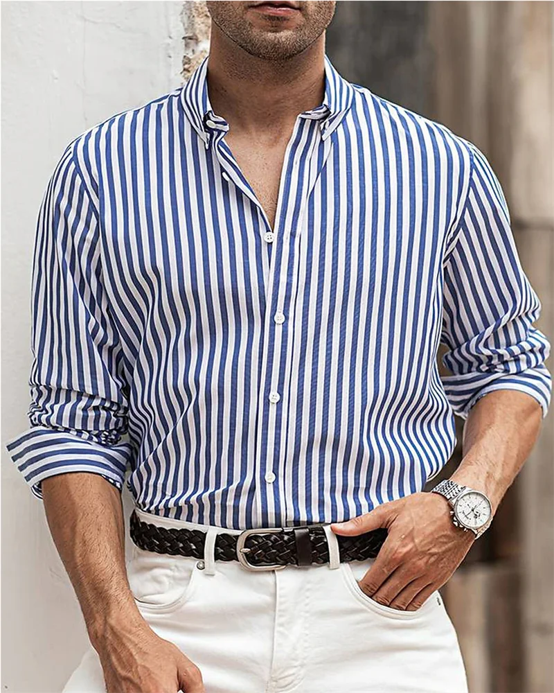 kf-S4fd4b3435473414fbf5cdc8970dd2641r-Men-s-Shirt-Button-Lapel-Shirt-Summer-Shirt-Blue-Long-Sleeve-Striped-Lapel-Resort-Shirt-Fashionable