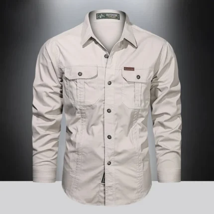 Light Cotton Shirts With Breast Pocket