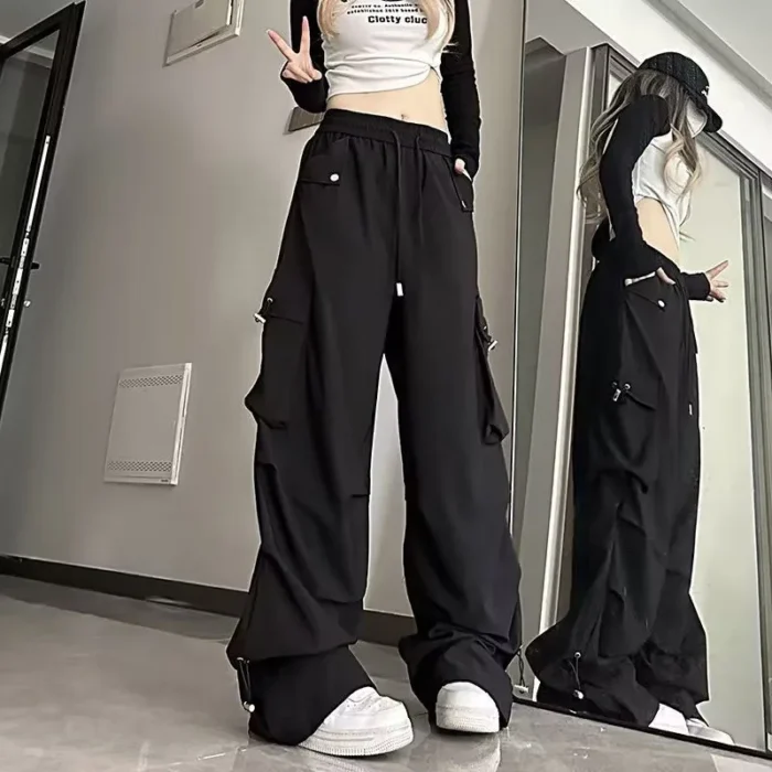 Black Parachute Pants