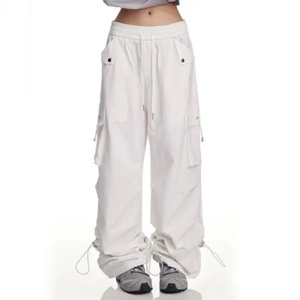 White Parachute Pants