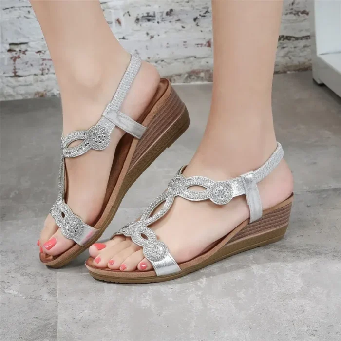 Bohemian Wedge Sandals