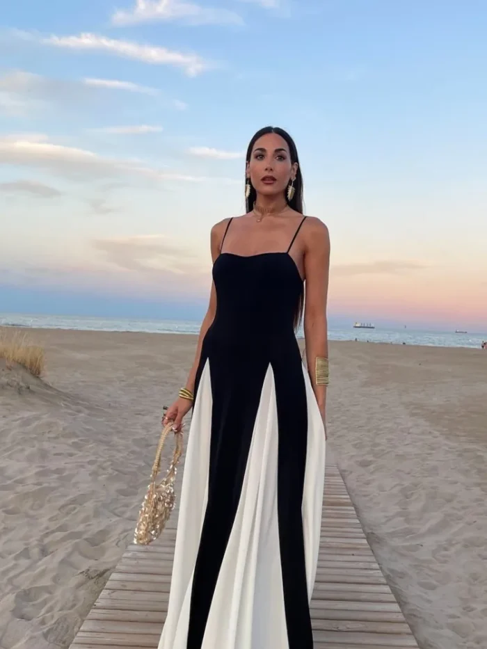 Black And White Maxi Dresses