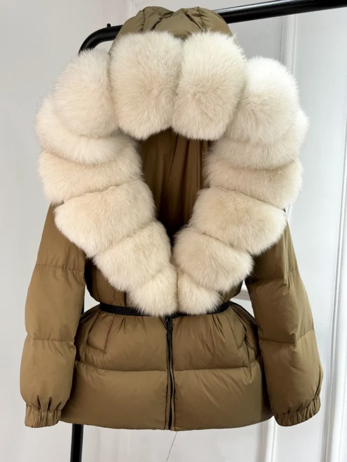 Fox Fur Hooded Jacket