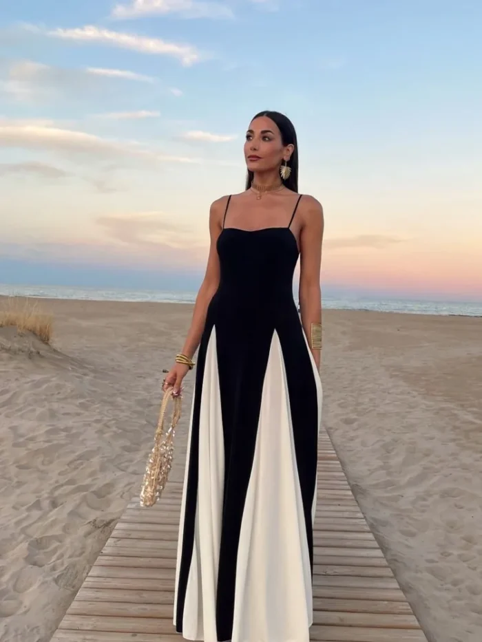 Black And White Maxi Dresses