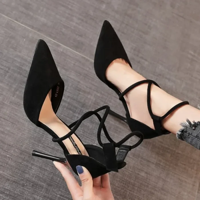 Sexy Black Stiletto Heels