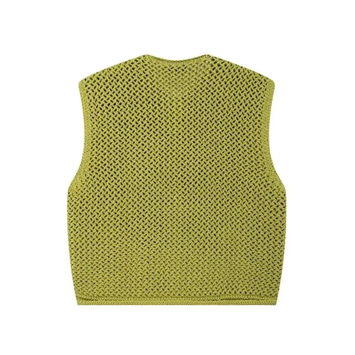 Green Knit Vest