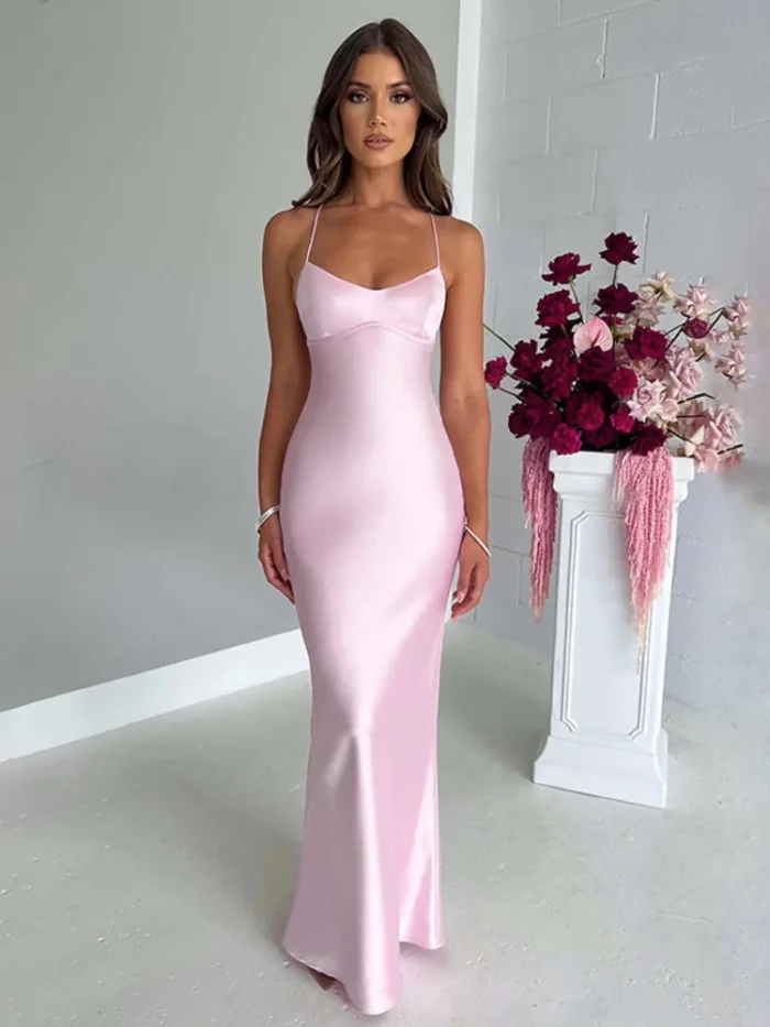 Malika Maxi Dress - Blush