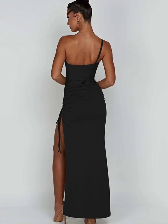 One Shoulder Maxi Dress