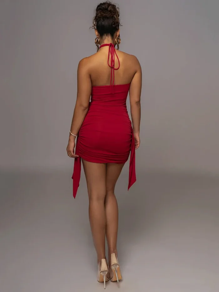 Backless Mini Dress