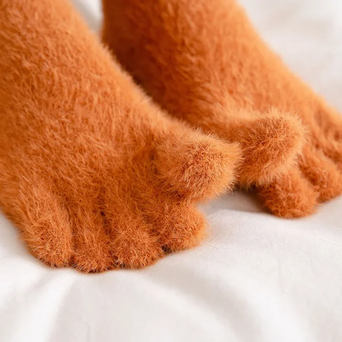 Fluffy Toe Socks