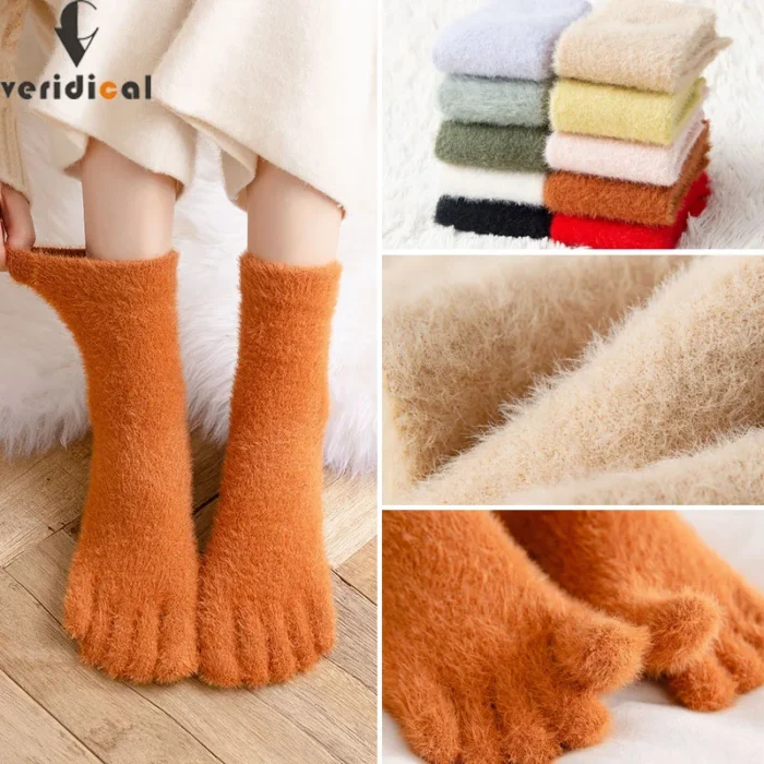 Fluffy Toe Socks