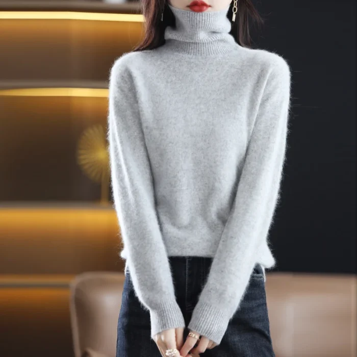 Beige Cashmere Sweater