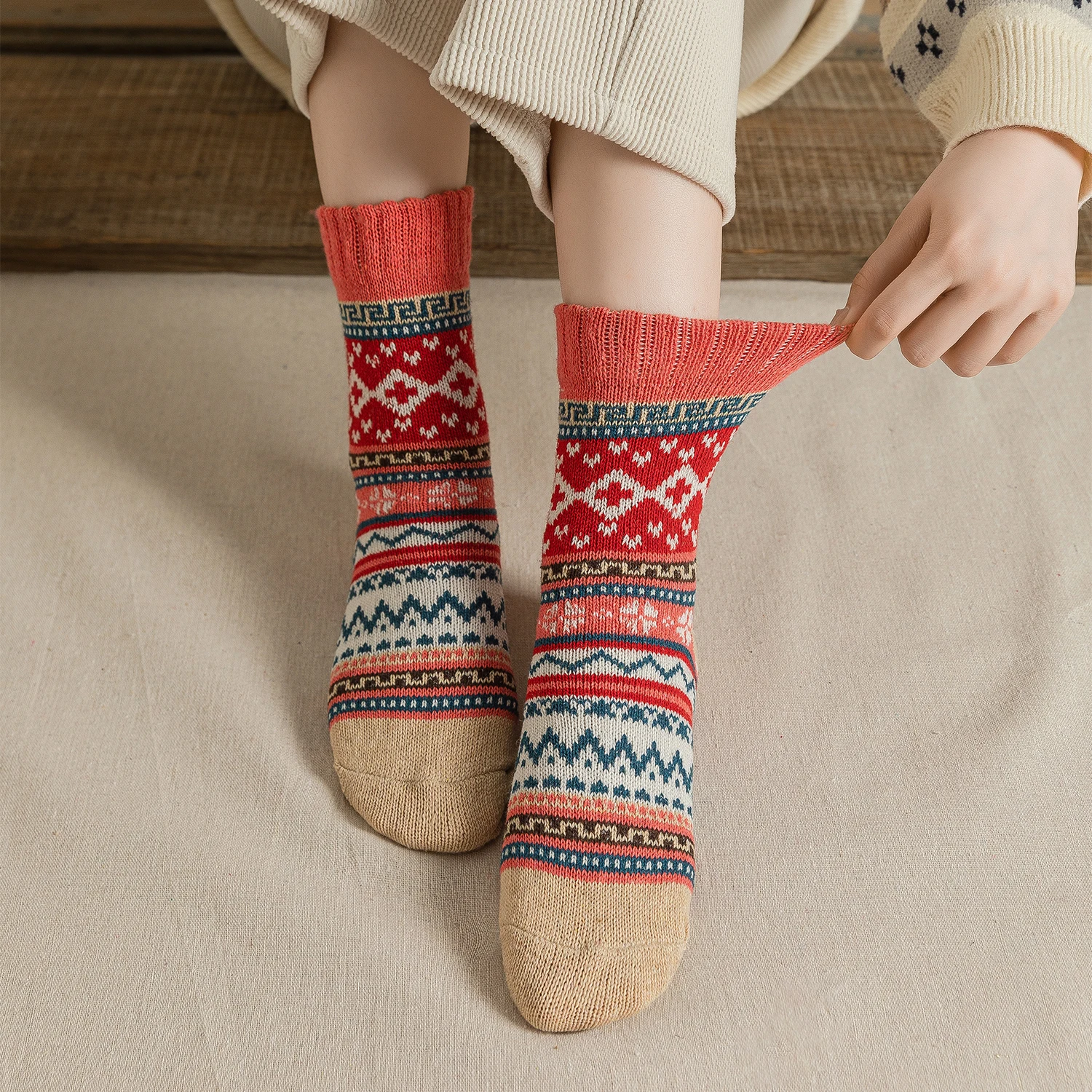 Geometric Socks