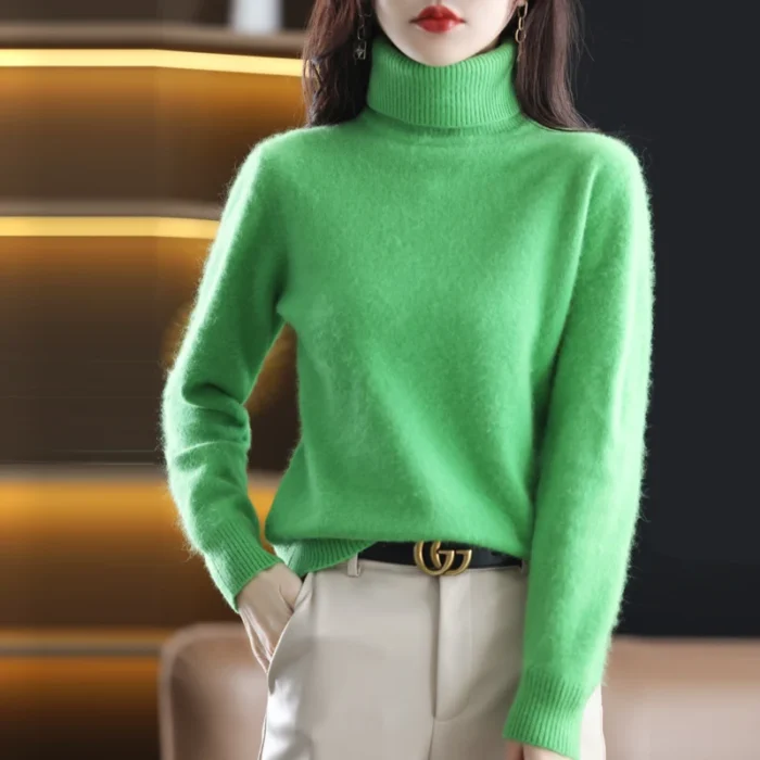 Light Green Cashmere Sweater