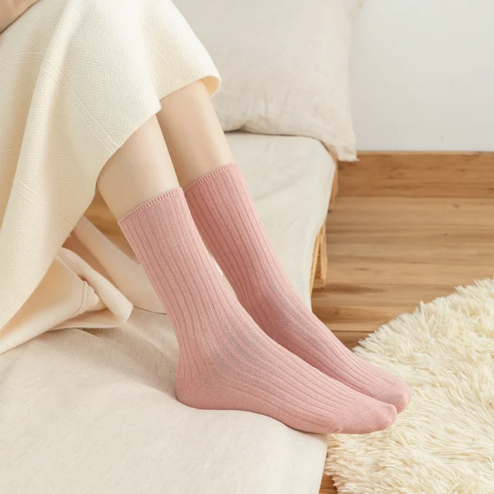 Pink Winter Socks