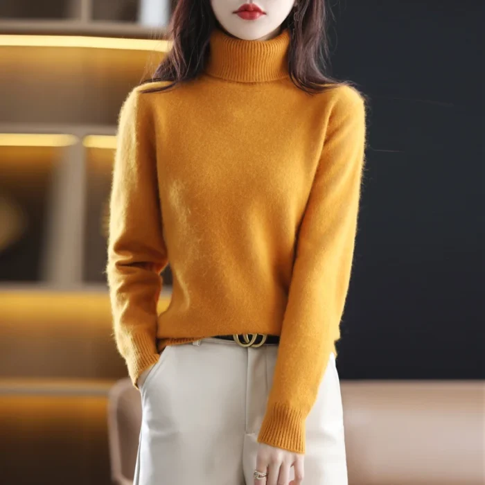 Yellow Cashmere Sweater