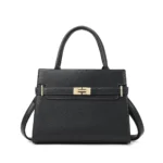 Women Soft Leather Bucket Bag 4 Black Leather Bucket Bag