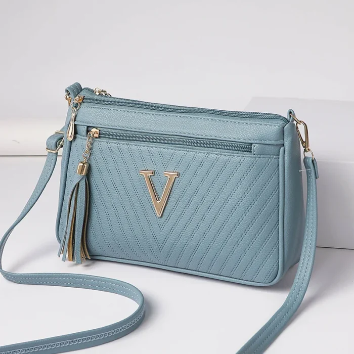 Green Leather Crossbody Bag