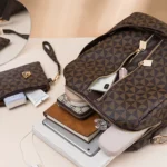 2pcs Backpack And Handbag Set, For Women, Waterproof Double Shoulder Crossbody Bag, Women's Travel Send Co 4 kf S9b898d9590344bdea194b11600a007baC